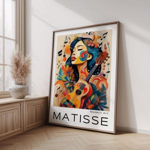 Henri Matisse Print - Aesthetic Matisse Poster for Modern Gallery Exhibition Art, Minimalist Human Wall Art, Matisse Home Wall Art Decor