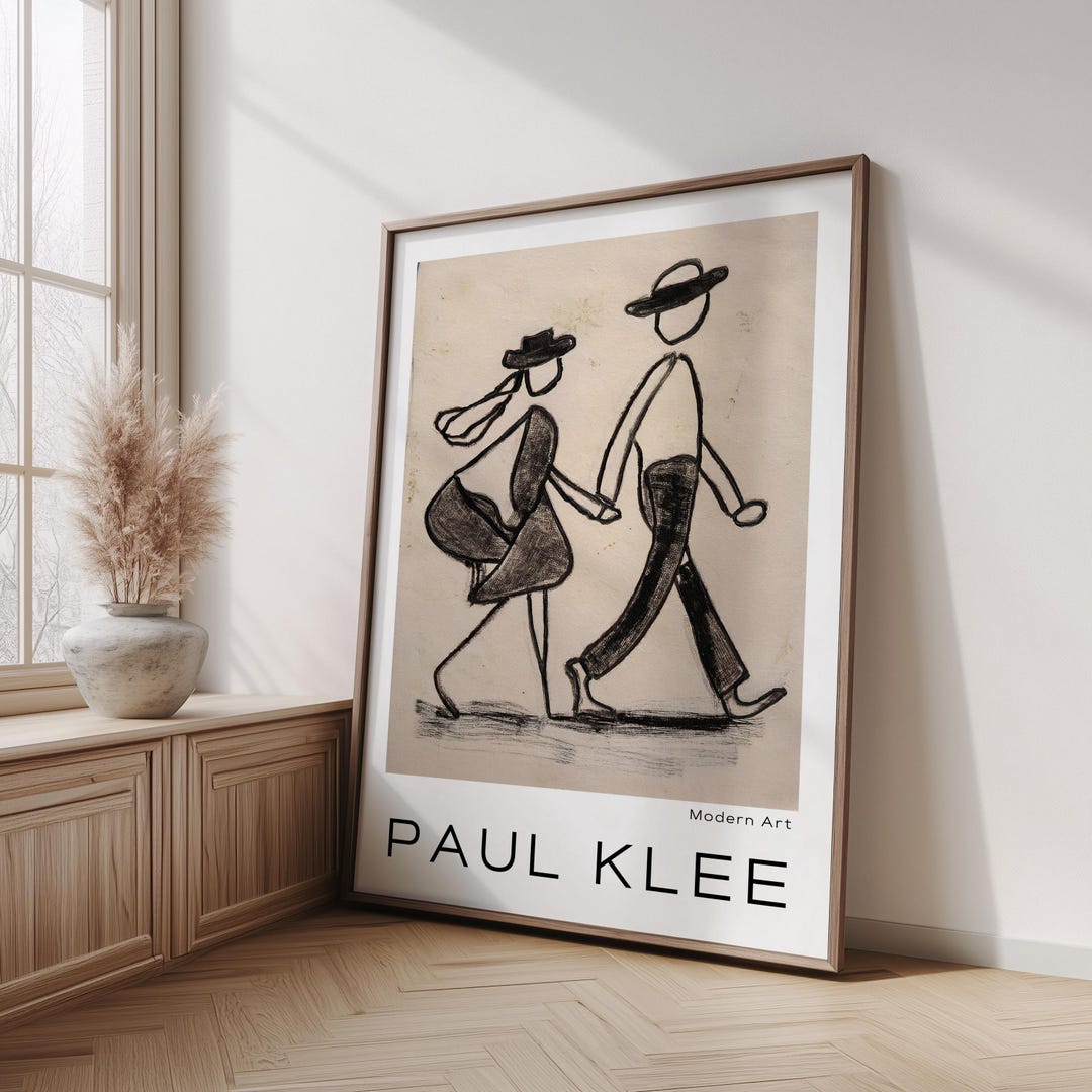 Paul Klee Exhibition Poster, Scarecrow by Alfons Niex in Homage to