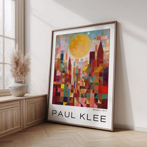 Paul Klee Exhibition Poster, Scarecrow by Alfons Niex in Homage to