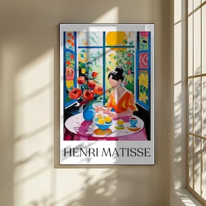 Henri Matisse Print - Colorful Wall Art, Aesthetic Room Decor, Matisse Poster for Modern Gallery Exhibition Art, Matisse Cut outs Gift Idea