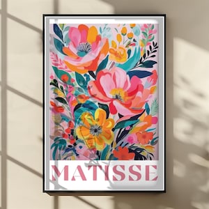 Henri Matisse Print - Colorful Wall Art, Aesthetic Room Decor, Matisse Poster for Modern Gallery Exhibition Art, Matisse Cut outs Gift Idea