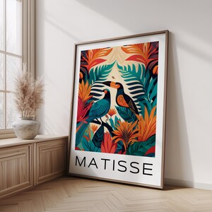 Henri Matisse Print - Aesthetic Matisse Poster for Modern Gallery Exhibition Art, Minimalist Neutral Wall Art, Matisse Cut outs Gift Idea