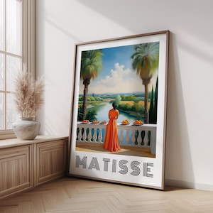 Henri Matisse Print - Aesthetic Matisse Poster for Modern Gallery Exhibition Art, Minimalist Neutral Wall Art, Matisse Cut outs Gift Idea