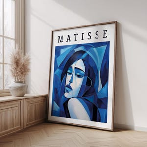 Henri Matisse Print - Aesthetic Matisse Poster for Modern Gallery Exhibition Art, Minimalist Human Wall Art, Matisse Cut outs Gift Idea