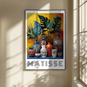 Henri Matisse Print - Colorful Wall Art, Aesthetic Room Decor, Matisse Poster for Modern Gallery Exhibition Art, Matisse Cut outs Gift Idea