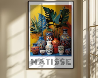 Henri Matisse Print - Colorful Wall Art, Aesthetic Room Decor, Matisse Poster for Modern Gallery Exhibition Art, Matisse Cut outs Gift Idea