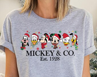 Christmas Mickey&Co Shirt,Mickey and Friends Christmas Shirt,Disneyland Christmas Shirt,Disneyland Shirt,Disney Christmas Shirt,Disney Trip