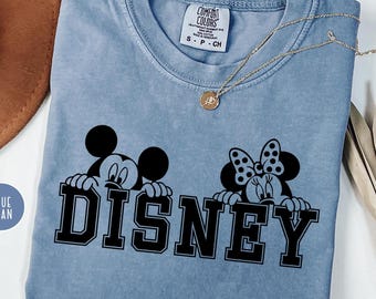 Comfort Colors Vintage Disneyland Shirt,Mickey And Friends Shirt,Disney Trip Shirt,Disneyworld Shirt,Disney Vacation Shirt