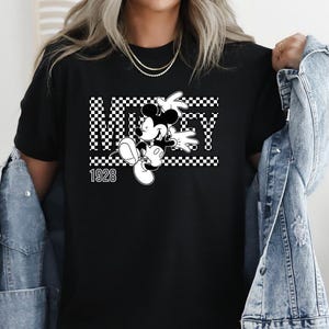 Mickey Minnie Checkered Shirt,Checkered Disney Shirt,Disney Trip Shirt,Disneyland Shirt,Mickey Shirt,Disney Family Vacation,Family Matching