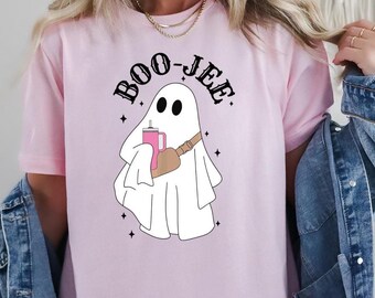 Boo Jee Shirt,Halloween Ghost Shirt,Spooky Ghost Shirt,Spooky Season Shirt,Spooky Vibes Shirt,Halloween Gift,Funny Ghost Shirt,Boo Shirt