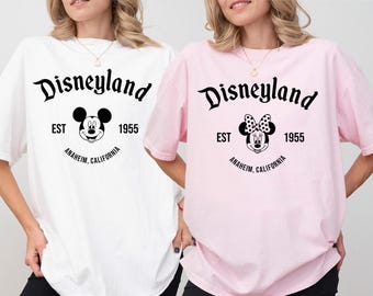 Comfort Colors Vintage Disneyland Shirt,Mickey Shirt,Disney Shirt,Disneyland Vacation Shirt,Disney Vacation,Minnie Shirt,Disney Matching