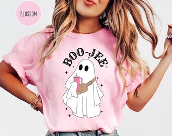 Comfort Colors Boo Jee Shirt,Halloween Ghost Shirt,Spooky Ghost Shirt,Spooky Season Shirt,Spooky Vibes Shirt,Halloween Gift,Funny Ghost,Boo