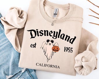 Disneyland Halloween Sweatshirt,Disneyland Sweatshirt,Halloween Shirt,Mickey Halloween Shirt,Disneyland Vacation Sweatshirt,Cute Ghost Shirt