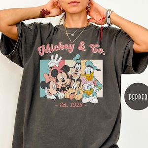 Comfort Colors Vintage Mickey & Co 1928 Shirt,Retro Vintage Disney Shirt,Disneyland Shirt,Disneyworld Shirt,Disney Family Matching Shirt