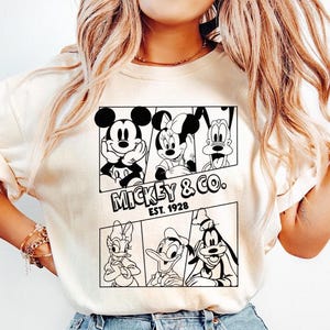 Comfort Colors Vintage Mickey & Co 1928 Shirt,Vintage Disney Shirt,Disneyland Shirt,Disneyworld Shirt,Family Matching Shirt,Mickey Shirt
