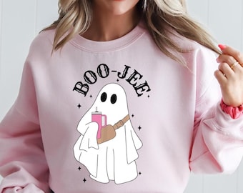 Boo Jee Sweatshirt,Halloween Ghost Sweatshirt,Boo Jee Shirt,Spooky Ghost Shirt,Spooky Season Sweatshirt, Spooky Vibes Shirt,Halloween Gift