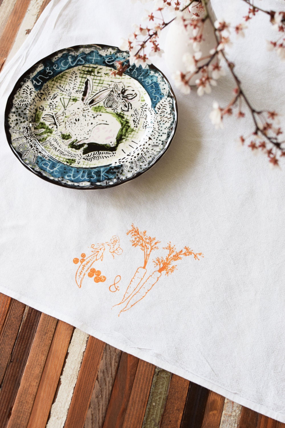 Cloth Napkins Screen Printed Cloth Napkins Dinner Napkins Etsy