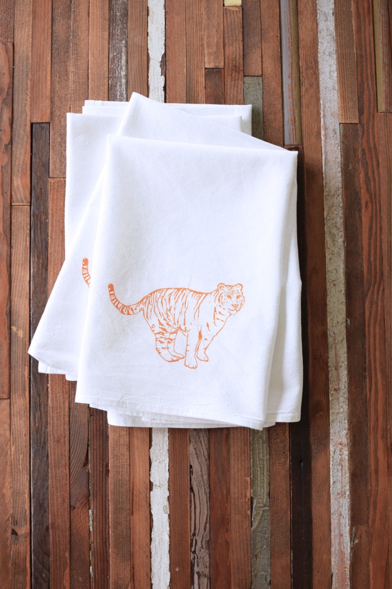 Cloth Napkins Screen Printed Cloth Napkins Dinner Napkins Etsy