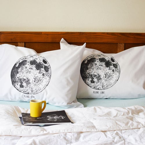 screen printed pillow cases