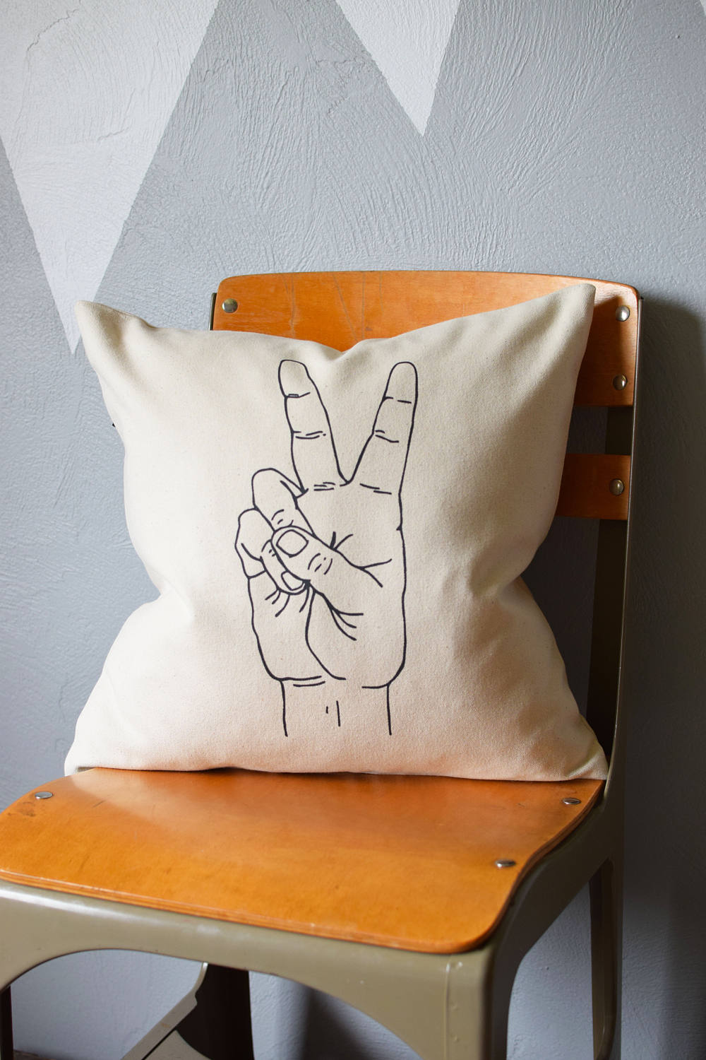screen printed pillows
