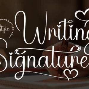 Signature font, Modern font, Calligraphy font, Handwritten font, Script font, Wedding font, Cursive font, Font for logo, Procreate font