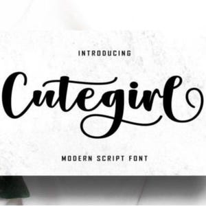 Calligraphy Font,, Digital Font, Commercial Use, Handwritten, Feminine, Cricut Font, Script, Wedding, Font With Heart, Procreate, Canva,