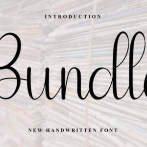 Cute Handwritten Font Bundle for Cricut, Cute Cursive Handwriting for Goodnotes, Procreate, SVGs, Cute Script Favorites Font Bundle