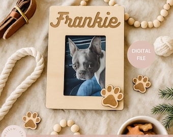 Imán para nevera con foto SVG: Huella de perro o gato