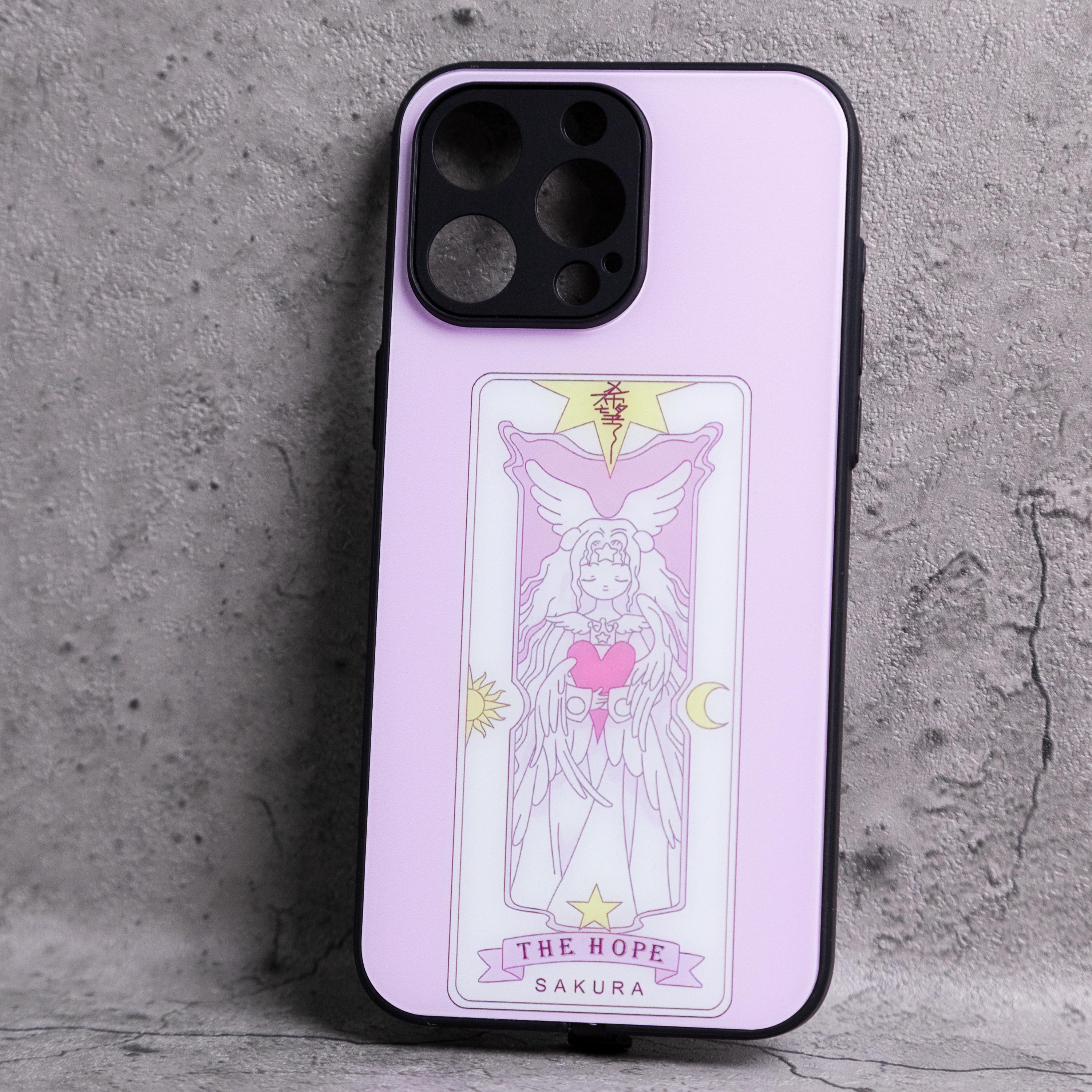 Sakura Magic Card Phone Case LED Light-up iPhone Cover Anime-inspired ...