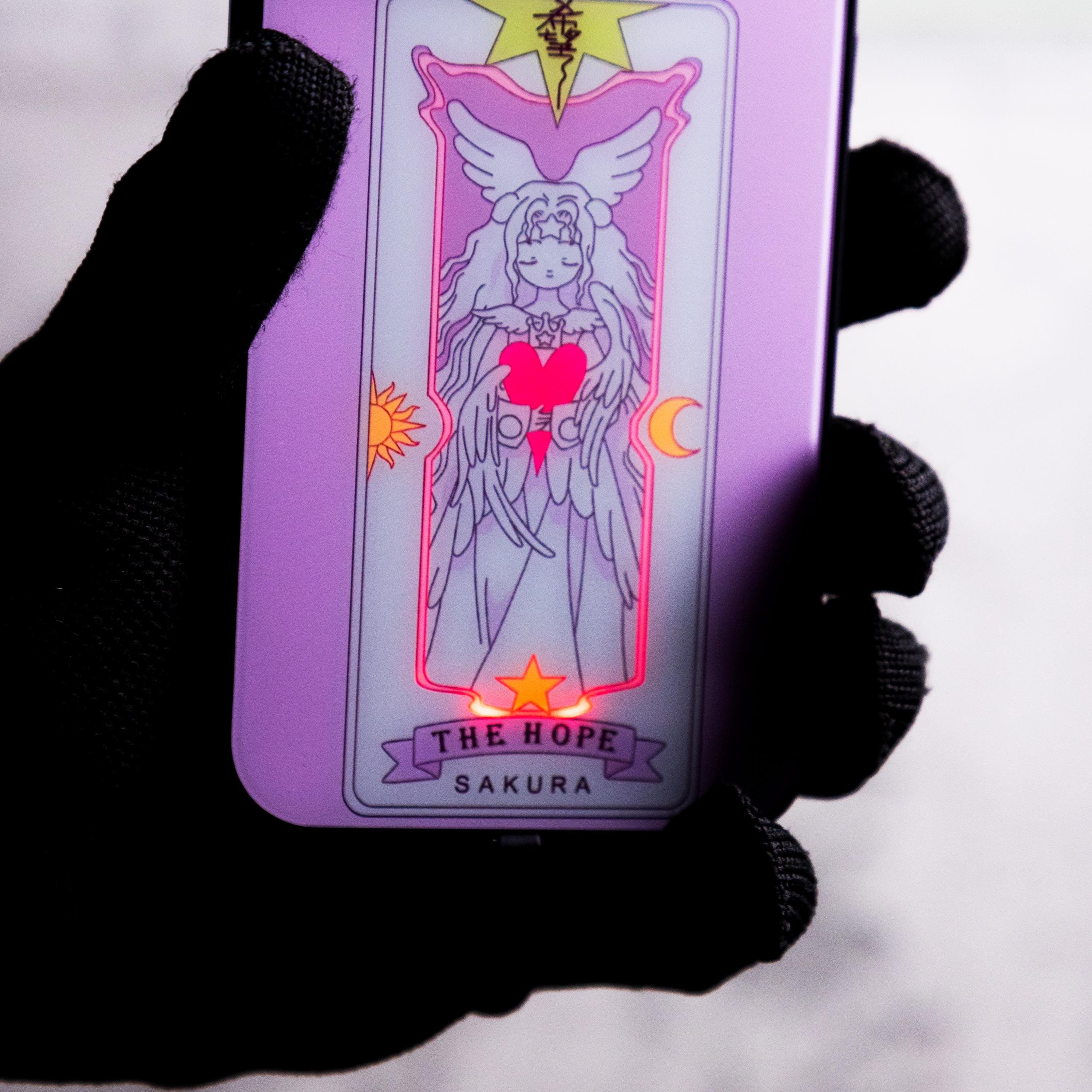 Sakura Magic Card Phone Case LED Light-up iPhone Cover Anime-inspired ...
