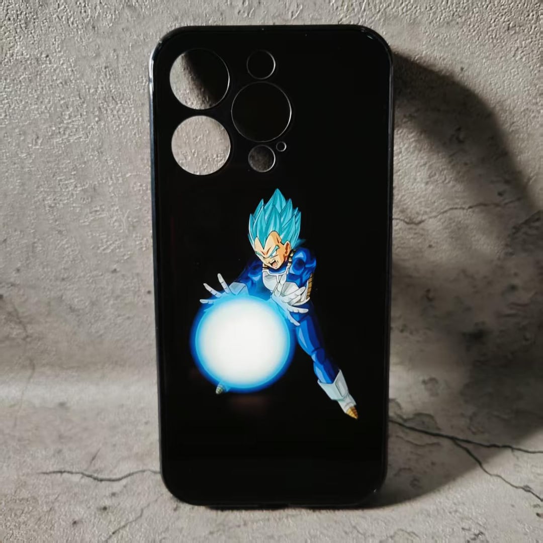 Dark Broly Iphone Case Dragon Ball LED Light-up Phone Case