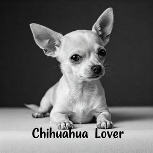 chihuahua lover digital print, dog lover printable, cute, puppy, animal, small dog, chihuahua art