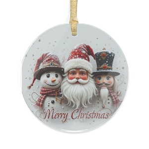 Festive Acrylic Christmas Ornaments:Holiday Keepsake Decor