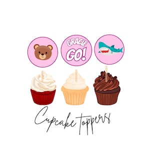 Danny Go Inspired Birthday Party Birthday Cupcake toppers
