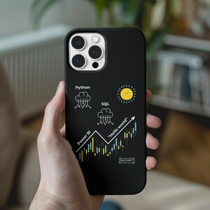 Custom Data Analyst Phone Case: Programmer Gift Graduation Data Scientist