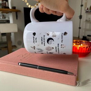 Mentale Gesundheit Becher: Tägliches Affirmationen Cup Geschenk Tech Girls 15oz Bild 7