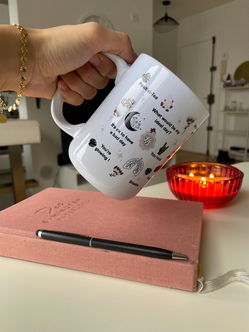 Mentale Gesundheit Becher: Tägliches Affirmationen Cup Geschenk Tech Girls 15oz Bild 10