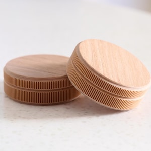 Engraved Wooden Zyn Holder: Oak Veneer Nicotine Pouch Case