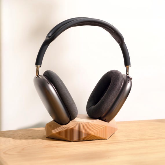 AirPods Max ブラック ケース スタンド Airpods Max Stand Wireless Charging Dock: Black Oak Headphone