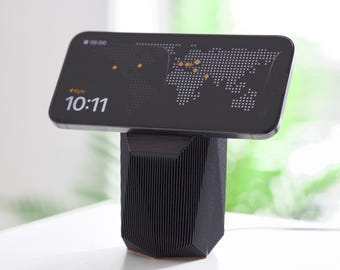 Black Oak MagSafe Stand: Weighted iPhone Charging Dock