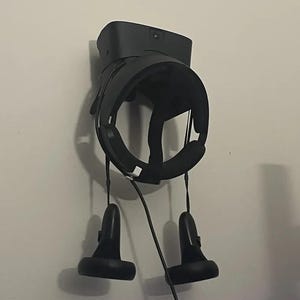 Support mural Oculus Quest - Support simple pour tenir le casque et les contrôleurs VR Oculus Quest - Solution de stockage peu encombrante pour l'équipement VR