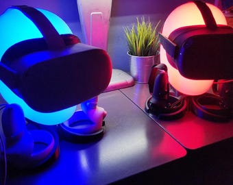 Soporte Oculus Iskarna: transforma la luz LED Ikea Iskarna en un soporte para gafas de realidad virtual con soporte para el controlador – Accesorios Oculus VR
