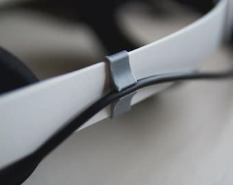 Clip de cable Elite Link para Oculus Quest 2 (paquete de 2) - Soporte para cable de VR, organizador de gafas, clip para Oculus Quest 2: ajuste seguro, fácil instalación