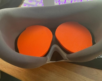 Cubierta de lente para Pico 4, protector de lente para gafas de realidad virtual, protector antipolvo para Pico 4, protector de inserción suave, funda de viaje, accesorio de realidad virtual para Pico 4