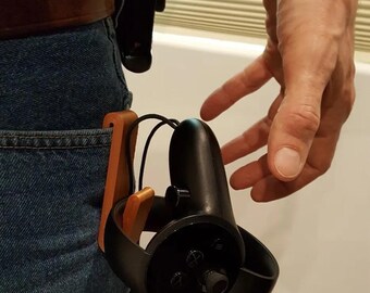 Funda para Oculus Touch (paquete de 2) - Almacenamiento seguro para controladores Oculus Touch - Acceso rápido - Solución de juego manos libres para evitar que queden colgando
