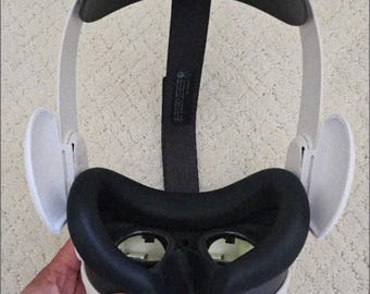 Amplificadores de altavoces Meta Quest Pro, accesorios de amplificación de audio mejorados para cascos de realidad virtual, versión más amplia para un sonido más preciso y claro.