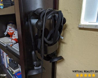 VR Headset Wall Holder Mount Compatible with HP Reverb G2, Universal Wall-Mounted Display Hook for VR Headsets, Clean Storage Solution