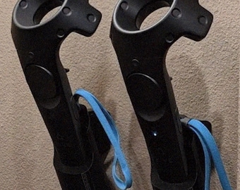 HTC Vive Wall Mount - 2 Pack - Controller Holder and Charger, Secure VR Controller Docking Station, Cable Management for Clean VR Setup