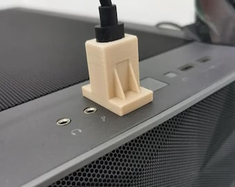 Alivio de tensión USB-C para Oculus Link, soporte de cable para Oculus Quest 2, protección del puerto USB-C, clip de alivio de montaje superior para la configuración de Oculus Link