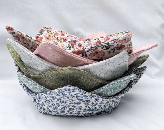 Floral Microwavable Bowl Cozy